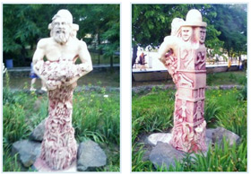 Скульптуру Дажбога встановили під час фестивалю Купальські зорі
