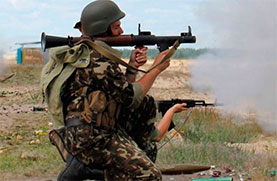 Терористи продовжують обстрілювати позиції українських військових