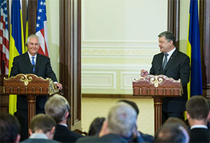 Порошенко і Тіллерсон домовилися як діяти для просування мінського процесу