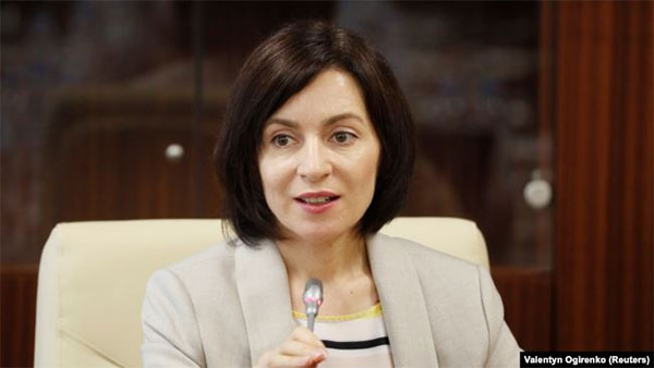 Майя Санду у ролі прем’єр-міністра одного з урядів взяла участь у першому засіданні нового Кабінету міністрів в Кишиневі, Молдова, 10 червня 2019 року