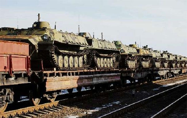 З Росії не припиняється посилений потік бронетехніки, боєприпасів і пального на склади армійських корпусів 8-ї армії