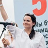 Кандидатка в президенти Білорусі Тихановська закликала відмовитися від насильства