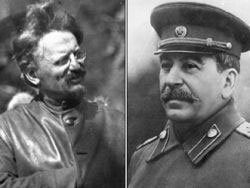 Лейба Троцький і Йосип Сталін